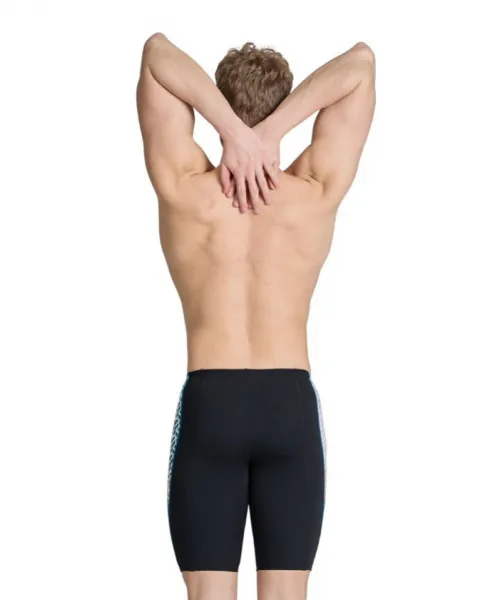 Arena planet water swim jammer black/white multi xl - uk38