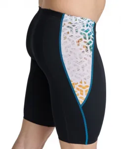 Arena planet water swim jammer black/white multi xl - uk38