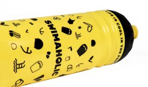 Swimaholic water bottle swimming world žltá