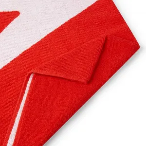 Speedo logo towel červená