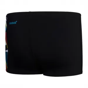 Speedo digital panel aquashort boy black/white/watermelon/bolt/bitter
