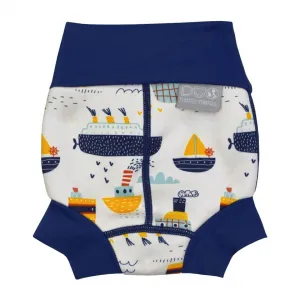 Antibakteriálne plavky Happy Nappy DUO Tug Boats L (6 – 12 mes.)