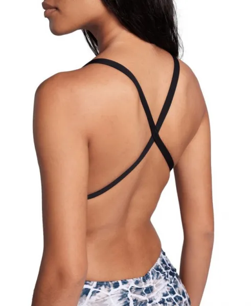 Arena earth swimsuit xcross back black/white multi l - uk36