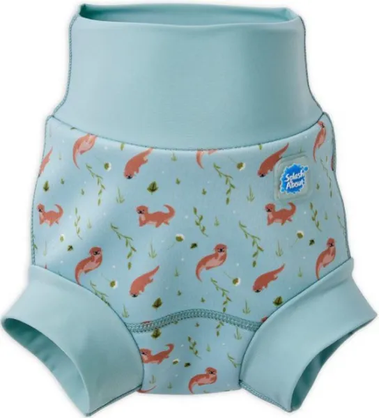 Splash about happy nappy playful otters l