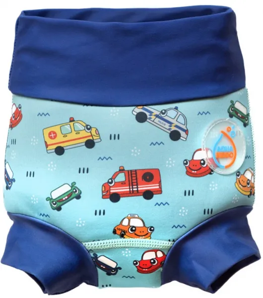 Dojčenské plavky aquakiddo swim nappy cars s
