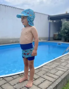 Dojčenské plavky aquakiddo swim nappy cars s