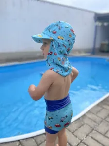 Dojčenské plavky aquakiddo swim nappy cars s
