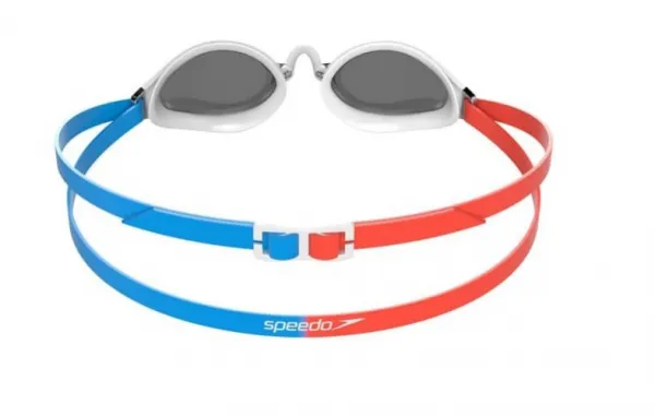 Plavecké okuliare speedo speedsocket 2 mirror modro/červená