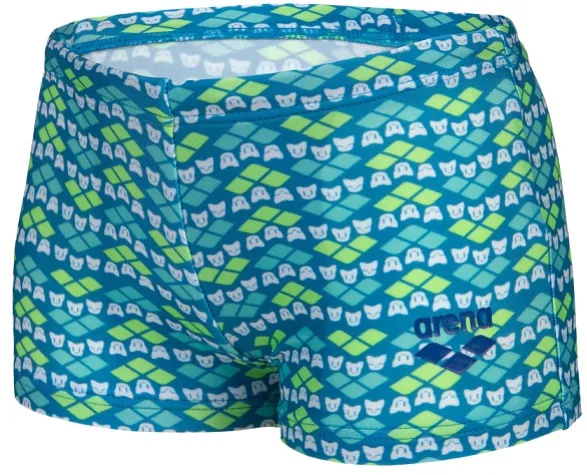 Arena friends swim short boys soft green/multi 92cm