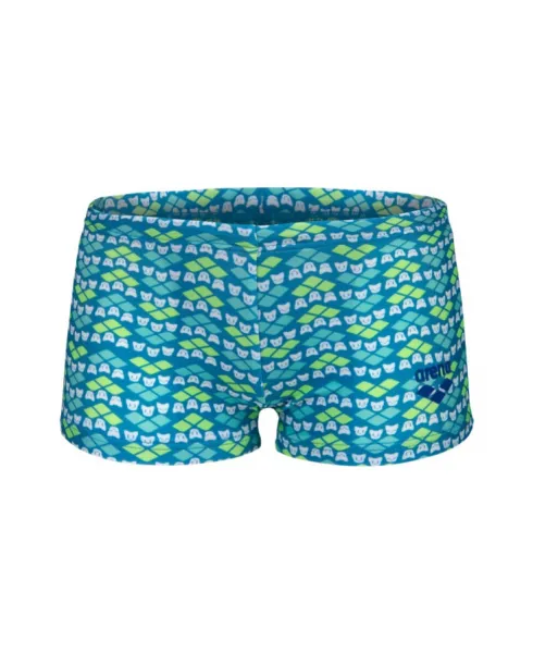 Arena friends swim short boys soft green/multi 92cm