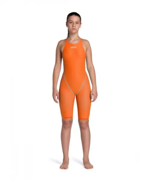 Arena powerskin st next girls orange/teal 128cm