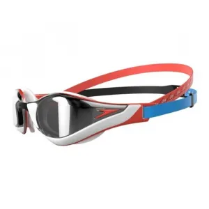Plavecké okuliare speedo fastskin pure focus mirror bielo/oranžová