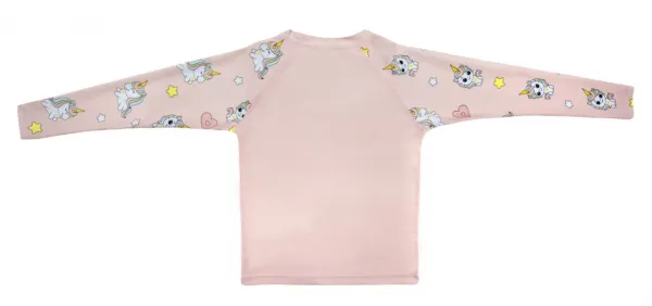 Detské plážové uv tričko aquakiddo uv protection shirt unicorns