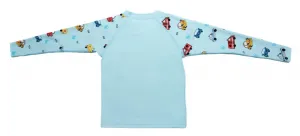 Dětské plážové uv tričko aquakiddo uv protection shirt cars 2-4