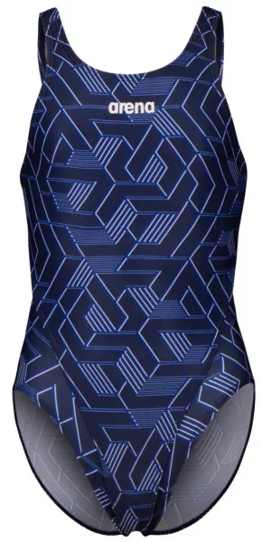 Arena performance escape swim tech girls navy 116cm