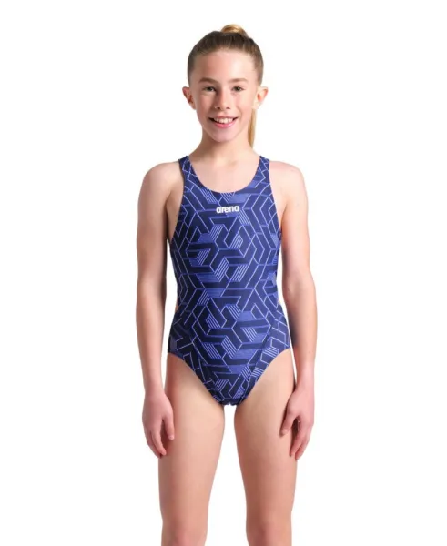 Arena performance escape swim tech girls navy 116cm