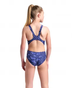 Arena performance escape swim tech girls navy 116cm