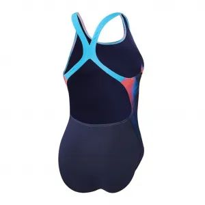 Speedo placement digital powerback true navy/siren red/punch blue s -