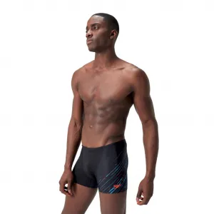 Speedo hyperboom v-cut aquashort black/blue s - uk32