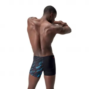 Speedo hyperboom v-cut aquashort black/blue s - uk32