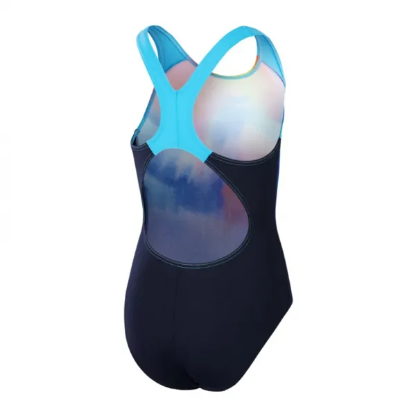 Speedo digi placement splashback girls true navy 116 cm