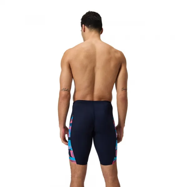 Speedo allover digi v-cut jammer true navy/siren red s - uk32