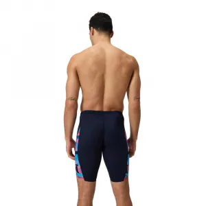 Speedo allover digi v-cut jammer true navy/siren red s - uk32