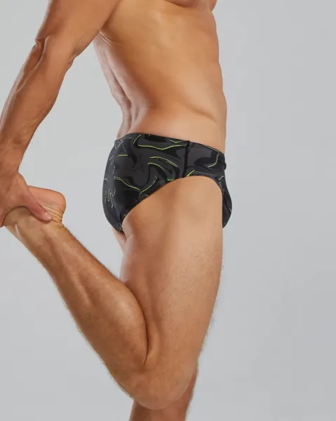 Tyr galaxy brief black/lime xs - uk30