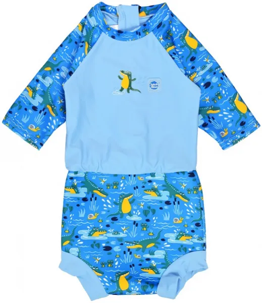 Splash about happy nappy sunsuit crocodile swamp m