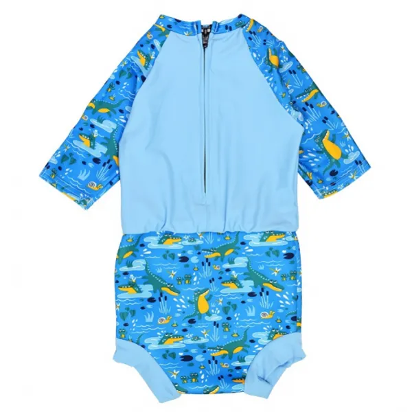 Splash about happy nappy sunsuit crocodile swamp m