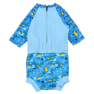 Splash about happy nappy sunsuit crocodile swamp m