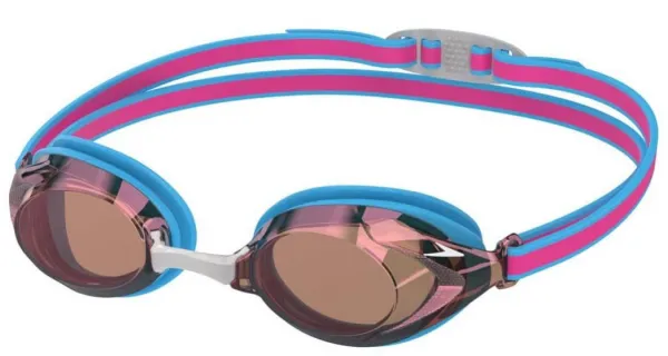 Speedo vanquisher 3.0 mirror junior modrá