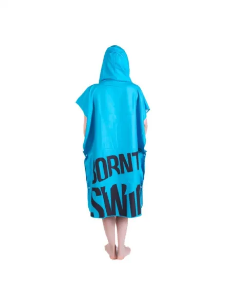 Borntoswim poncho turquoise m