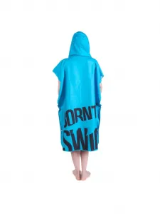 Borntoswim poncho turquoise m