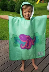 Borntoswim octopus poncho junior green s