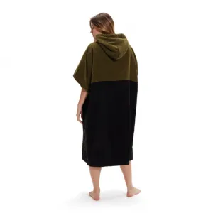 Speedo swim poncho unisex black/yellow s