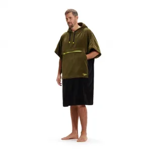Speedo swim poncho unisex black/yellow s