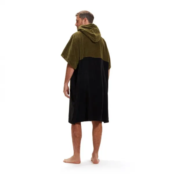 Speedo swim poncho unisex black/yellow s