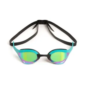 Arena cobra ultra swipe mirror tyrkysová/čierna