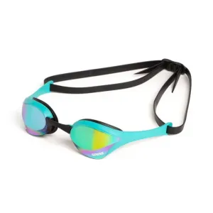 Arena cobra ultra swipe mirror tyrkysová/čierna