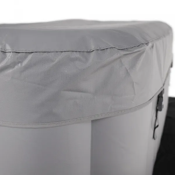 Nafukovacia vírivka, sivá/biela, 2-4 os, 600 l, KAMINO NEW TYP 3
