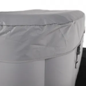 Nafukovacia vírivka, sivá/biela, 2-4 os, 600 l, KAMINO NEW TYP 3