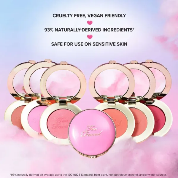 Too Faced Cloud Crush Blush kompaktná lícenka so zrkadielkom odtieň Tequila Sunset 5 g