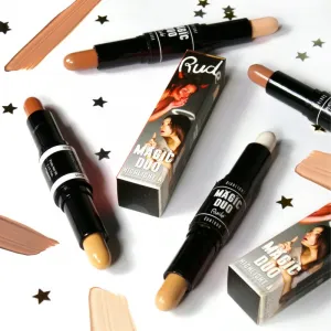 Rude Cosmetics Magic Duo obojstranná kontúrovacia tyčinka odtieň Medium 4.5 g