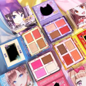 Rude Cosmetics Manga Face Palette multifunkčná paleta na tvár odtieň Sweetheart Sawa-Chan 11.2 g