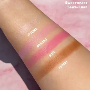 Rude Cosmetics Manga Face Palette multifunkčná paleta na tvár odtieň Sweetheart Sawa-Chan 11.2 g