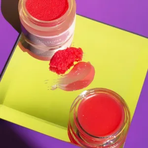 Rude Cosmetics Scrubski & Balmer balzam a peeling na pery odtieň Grapefruit 7.5 g