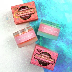 Rude Cosmetics Scrubski & Balmer balzam a peeling na pery odtieň Grapefruit 7.5 g
