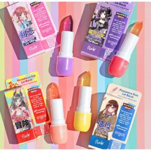 Rude Cosmetics Manga Collection Lip Balm hydratačný balzam na pery odtieň Peach Kiss 3.5 g