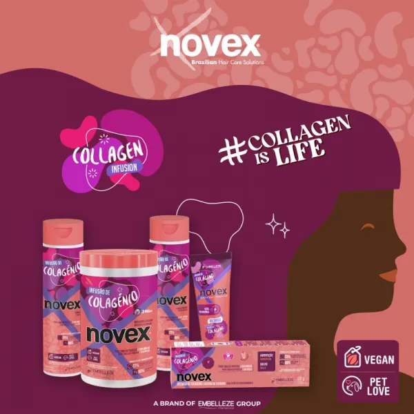 Novex Collagen Infusion posilňujúci šampón 300 ml